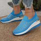 👟🔥 50% RABATT! Lässige Slip-on-Sneakers aus Mesh-Gewebe mit Strasssteinen – Atmungsaktiv, glamourös, perfekt für warme Tage 💎💨