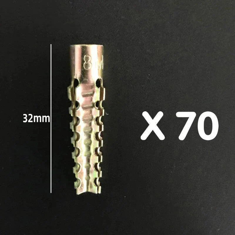 🔩📢 MEHR KAUFEN, MEHR SPAREN! Aufgerüstete gezahnte Eisen-Expansionsschraube – Extra starker Halt in Beton, Ziegel & Stein – Ideal für schwere Lasten & Bauprojekte ✨