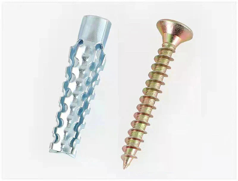 🔩📢 MEHR KAUFEN, MEHR SPAREN! Aufgerüstete gezahnte Eisen-Expansionsschraube – Extra starker Halt in Beton, Ziegel & Stein – Ideal für schwere Lasten & Bauprojekte ✨