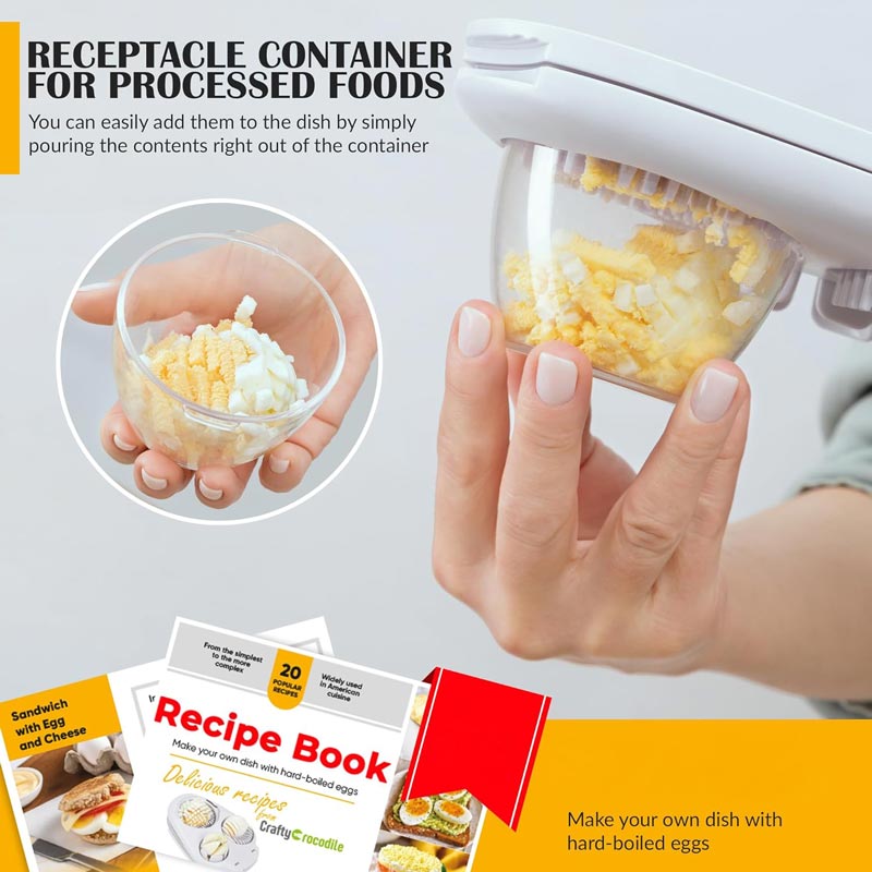🔥2025 Heißer Verkauf🥚 Multifunctional 3-in-1 Egg Slicer