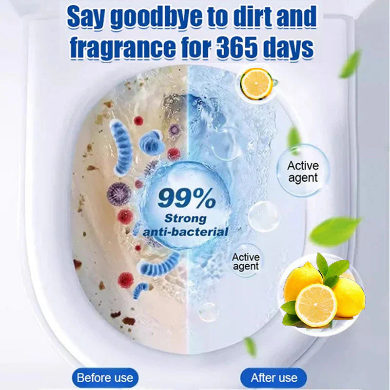 ⏳💥Kaufen Sie 3 und erhalten Sie 2 gratis💥🍋 Toilettenreiniger-Tabletten mit Zitronenduft