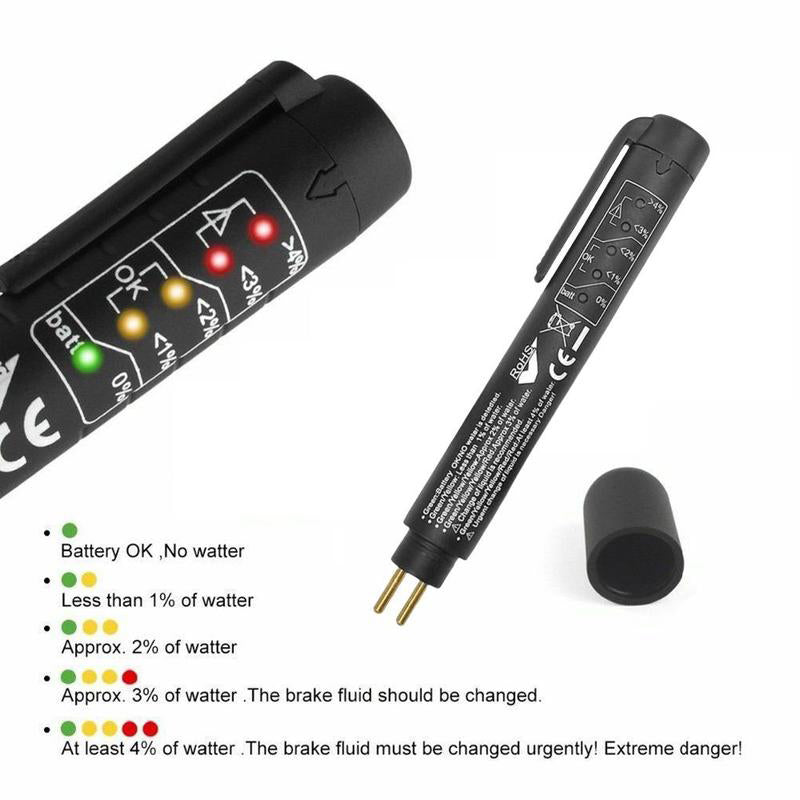 ⚡🔧 50% RABATT! Hochpräziser Bremsflüssigkeits-Feuchtigkeitstesterstift – Einfache Diagnose für mehr Fahrzeugsicherheit ✨