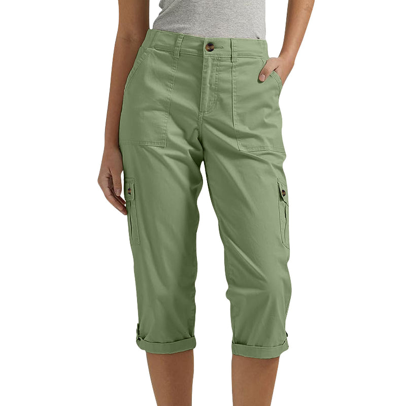 ☀️🔥 -50% SOMMER-HOT SALE! Hoch elastische Multi-Pocket Freizeitshorts für Damen – bequem, luftig & perfekt für jeden Sommertag 🌴👖✨