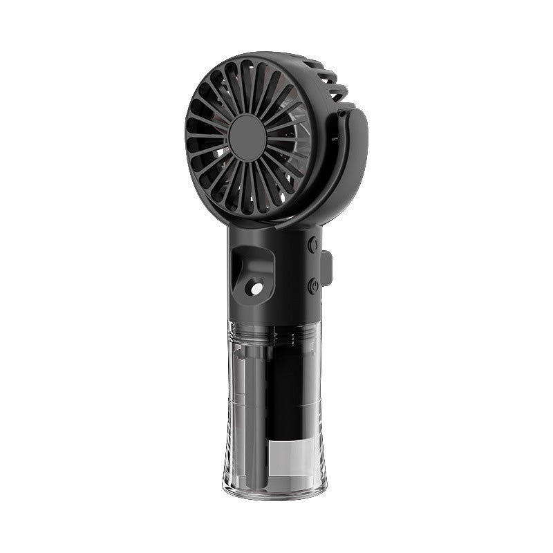 🌟 Zwei kaufen, 10% Rabatt! 💧 Tragbarer Wiederaufladbarer Handventilator mit Nebelfunktion