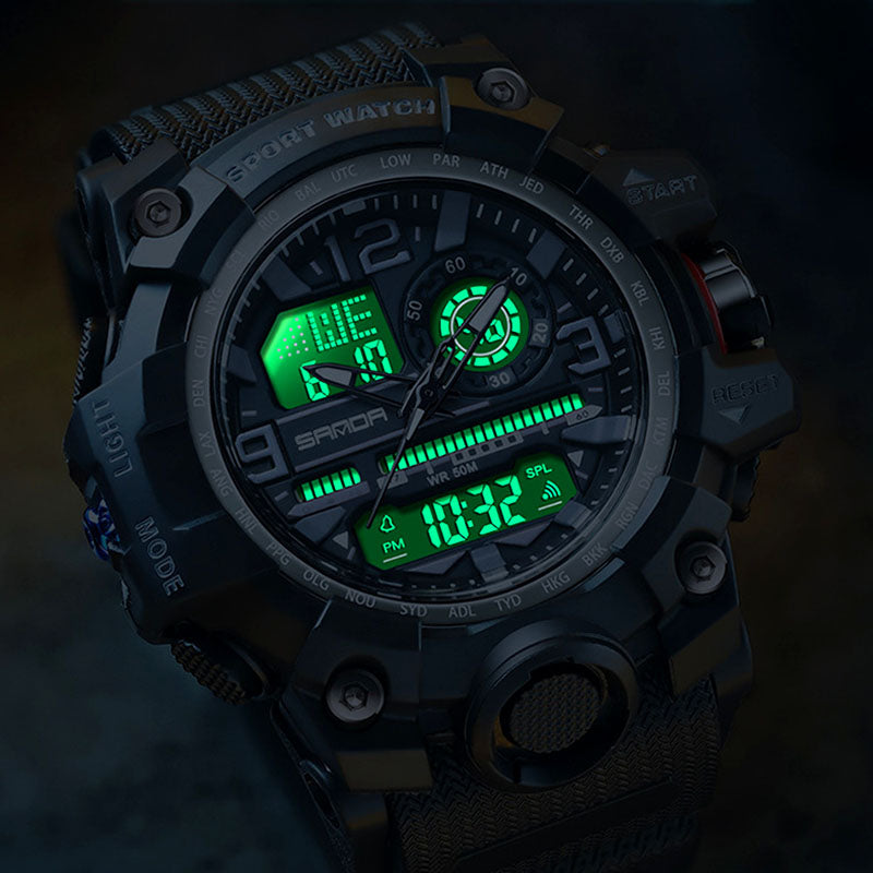 💦⌚ 50% RABATT! 100m Wasserdichte Herrenuhr mit Leuchtmasse & Multifunktionen – Robust, sportlich & alltagstauglich ✨