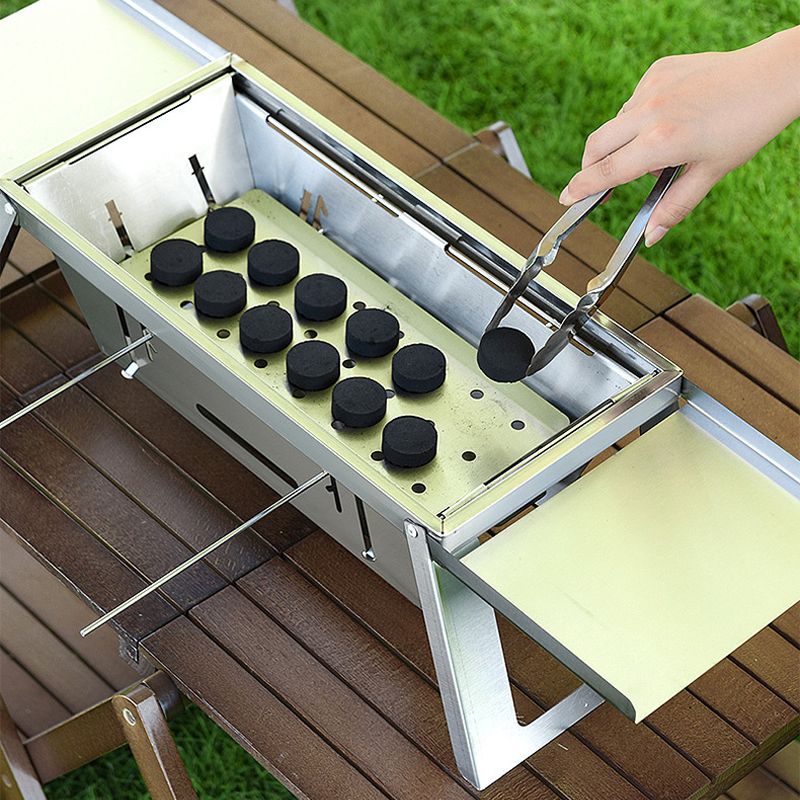 ✨✨🔥Klappbarer Edelstahl-Grill für draußen💥