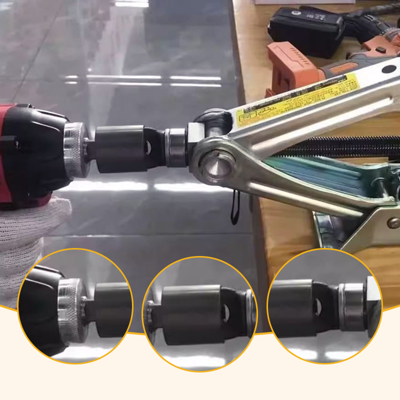 💪 🔧Universal-Klinkenbuchsenadapter für Handbohrmaschine🚗