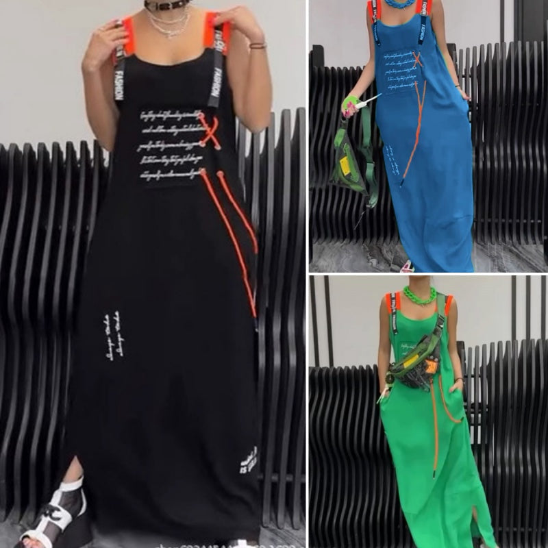 💖👗 50% RABATT! Lässiges bedrucktes ärmelloses Kleid für Frauen – Perfekt für Sommer, Festival & Urlaub ✨