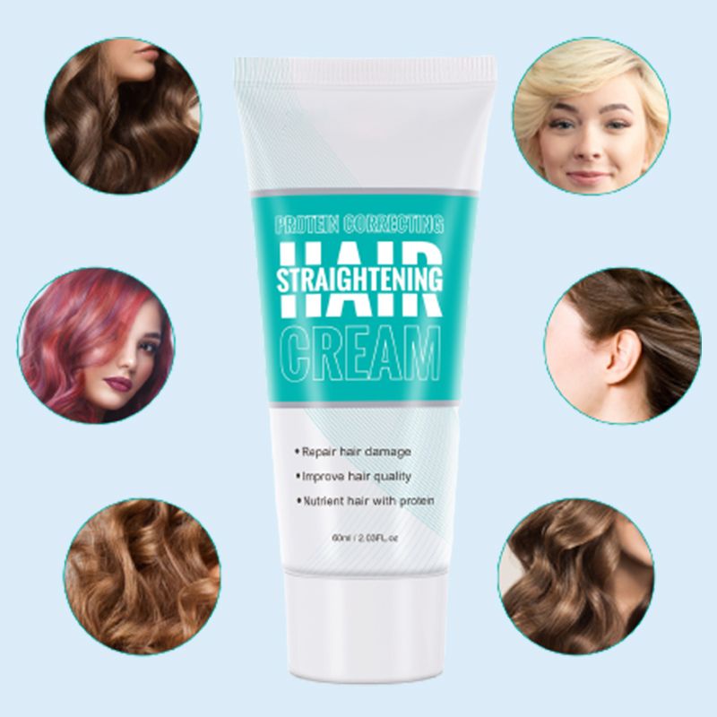 🔥Nur für kurze Zeit: 50 % Rabatt🔥Eiweißkorrektur Haare gerade Creme--Sanfte Haarpflege