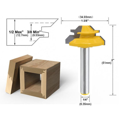 🎁Mehr Kaufen Mehr Sparen ⏳45 °Miter Router Bit