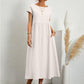 👗✨ 50% RABATT! Einfarbiges, ärmelloses, lockeres Taschenkleid aus Baumwolle – Leicht, lässig & perfekt für den Sommer 🌞