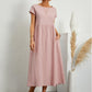 👗✨ 50% RABATT! Einfarbiges, ärmelloses, lockeres Taschenkleid aus Baumwolle – Leicht, lässig & perfekt für den Sommer 🌞