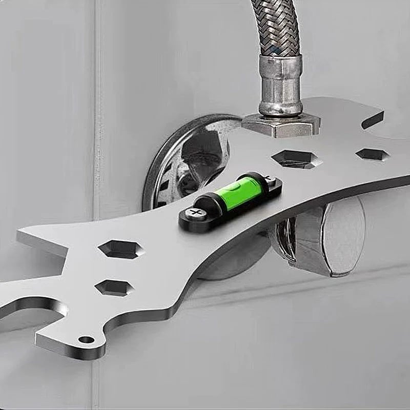 ⏳Begrenzte Zeit 50% Rabatt💥✨Das ideale Werkzeug für Ihr Badezimmer✨ Multifunktionaler Wasserwaagen-Schlüssel für das Badezimmer