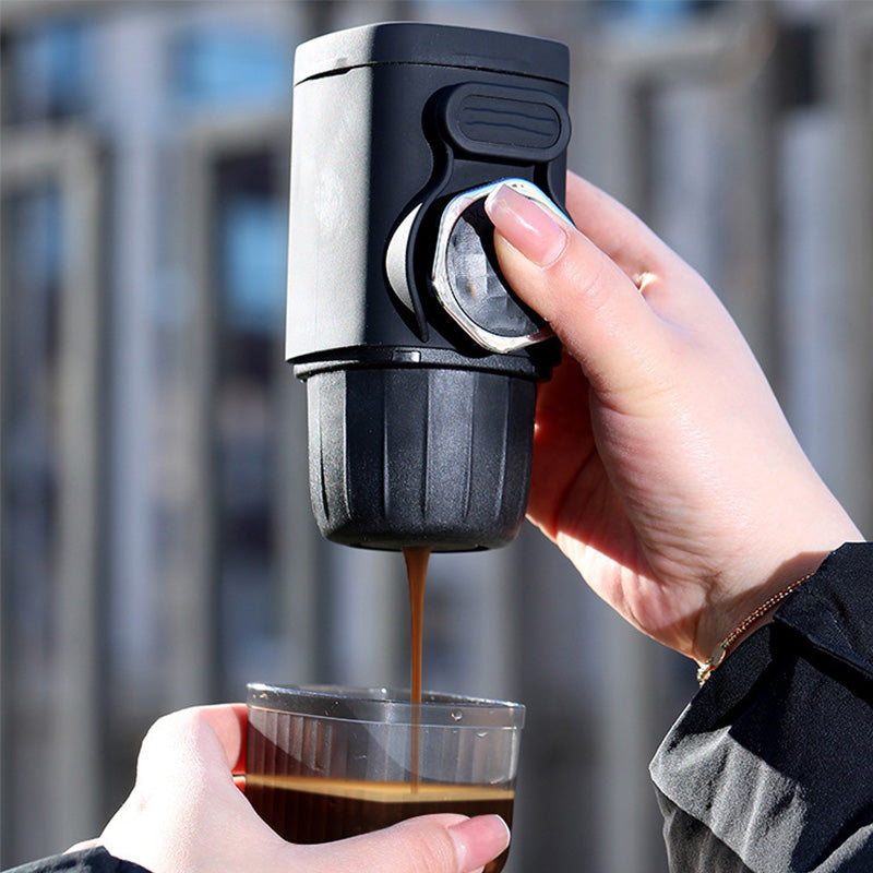 🎁✨Tragbare Handpress-Kaffeemaschine
