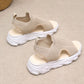 👡🔥 50% RABATT! Women‘s Casual Breathable Hollow Knitted Platform Sandals – Atmungsaktives Strickdesign, perfekt für heiße Tage 🌸✨