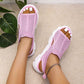 👡🔥 50% RABATT! Women‘s Casual Breathable Hollow Knitted Platform Sandals – Atmungsaktives Strickdesign, perfekt für heiße Tage 🌸✨