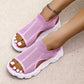 👡🔥 50% RABATT! Women‘s Casual Breathable Hollow Knitted Platform Sandals – Atmungsaktives Strickdesign, perfekt für heiße Tage 🌸✨