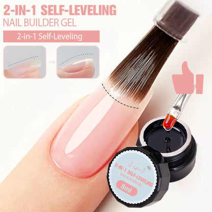 🔥Heißer Verkäufer 50% Rabatt💥🌸💐 3-in-1 Selbstnivellierendes Nagelaufbaugel – Perfekte Nagelpflege für Langlebigkeit