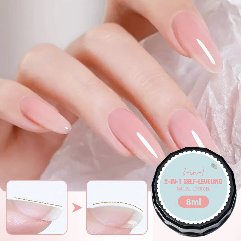 🔥Heißer Verkäufer 50% Rabatt💥🌸💐 3-in-1 Selbstnivellierendes Nagelaufbaugel – Perfekte Nagelpflege für Langlebigkeit