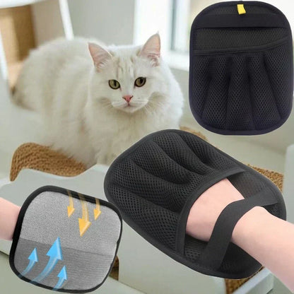 ✨Kaufen  3 Sie 2（5pcs）✨🐶🐱Eco-Friendly Pet Grooming: Wiederverwendbare Handschuhe gegen Tierhaare