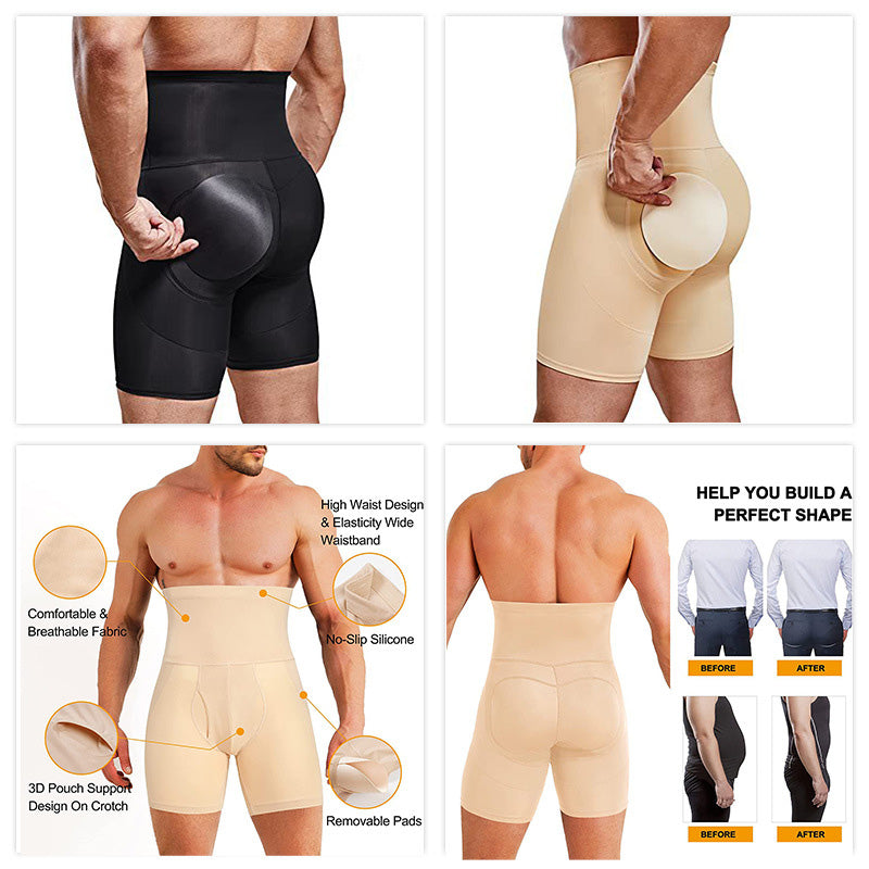 🏆✨High-Waisted Butt Lifter Shapewear für Männer