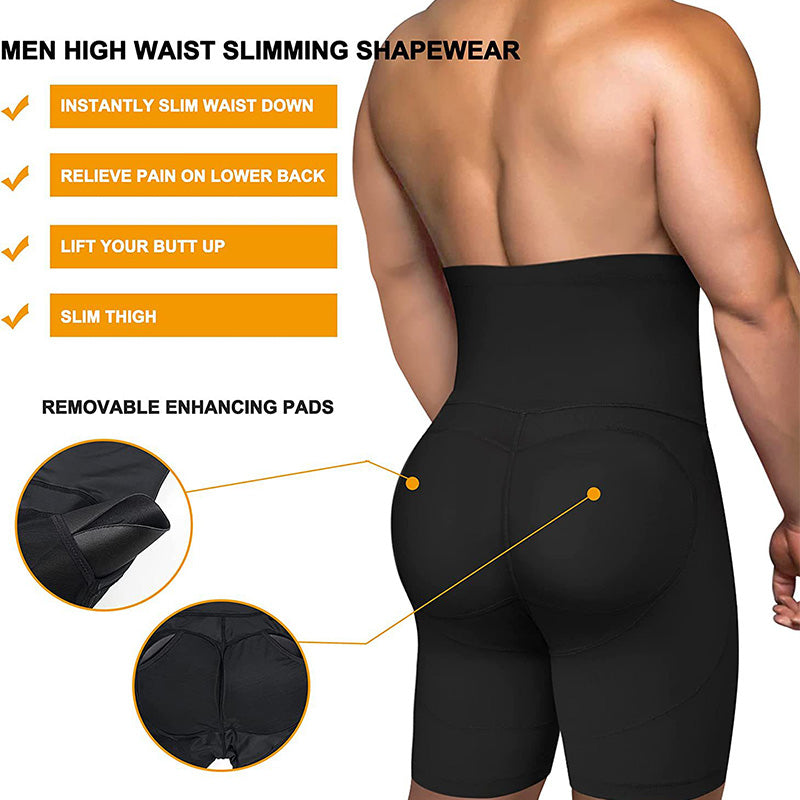 🏆✨High-Waisted Butt Lifter Shapewear für Männer