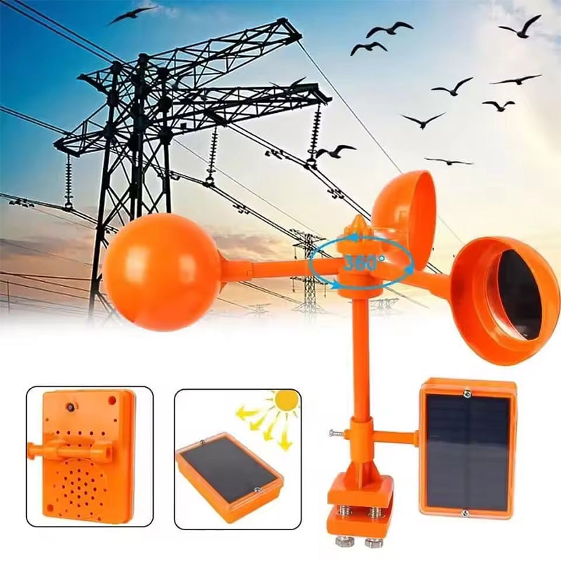 🏆✨📣📣🐦Reflektor und Windspinner zur Vogelabwehr mit Geräuschfunktion