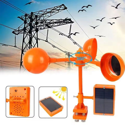 🏆✨📣📣🐦Reflektor und Windspinner zur Vogelabwehr mit Geräuschfunktion