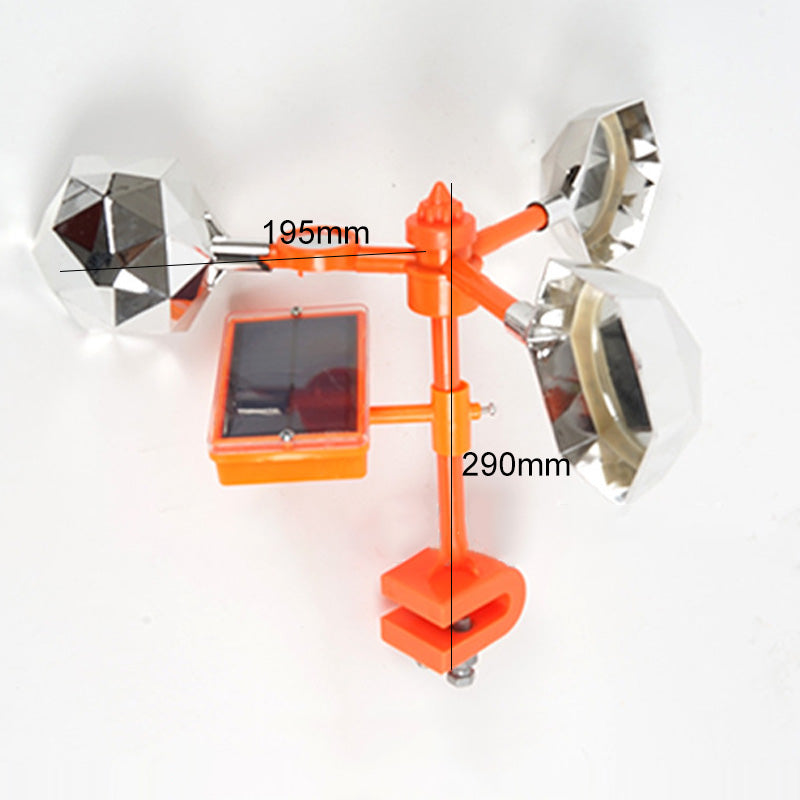 🏆✨📣📣🐦Reflektor und Windspinner zur Vogelabwehr mit Geräuschfunktion