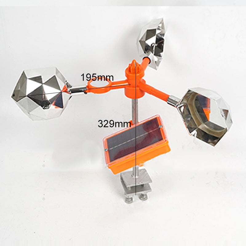 🏆✨📣📣🐦Reflektor und Windspinner zur Vogelabwehr mit Geräuschfunktion