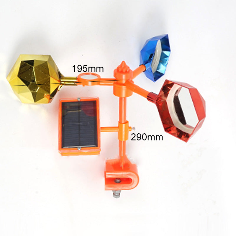 🏆✨📣📣🐦Reflektor und Windspinner zur Vogelabwehr mit Geräuschfunktion