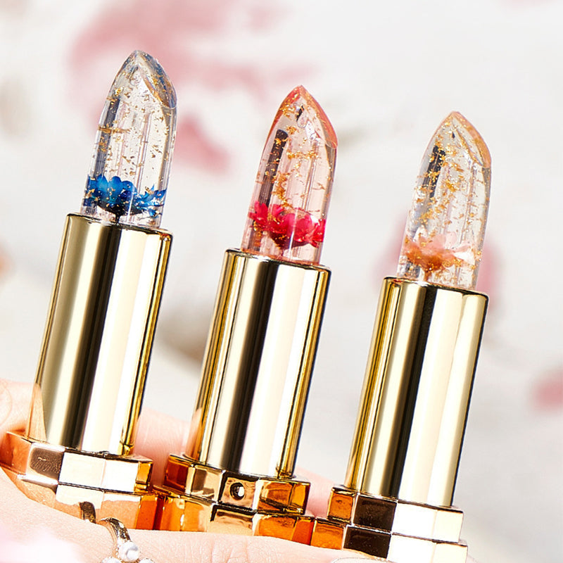 🔥 Der heißeste neue Petal Jelly Color Changing Lipstick 💄 Ernährende und feuchtigkeitsspendende Reparatur trockene Risse Kein Farbverlust, keine klebrige Tasse 😍!