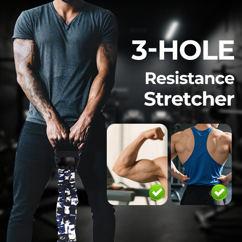 💪 50% RABATT JETZT! ✨ Naturlatex 3-Loch-Widerstandsbänder - Medizinische Qualität für Physiotherapie & Krafttraining 🏋️‍♂️🔗