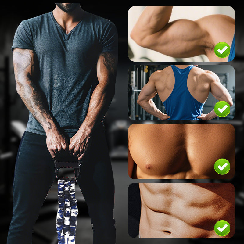 💪 50% RABATT JETZT! ✨ Naturlatex 3-Loch-Widerstandsbänder - Medizinische Qualität für Physiotherapie & Krafttraining 🏋️‍♂️🔗