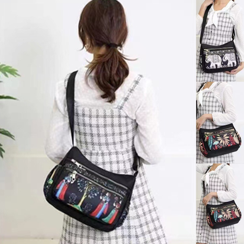 🎒✨ 50% RABATT! Modische, bedruckte Umhängetasche mit großem Fassungsvermögen – Vielseitig, praktisch & stylisch für Alltag & Reise ✨