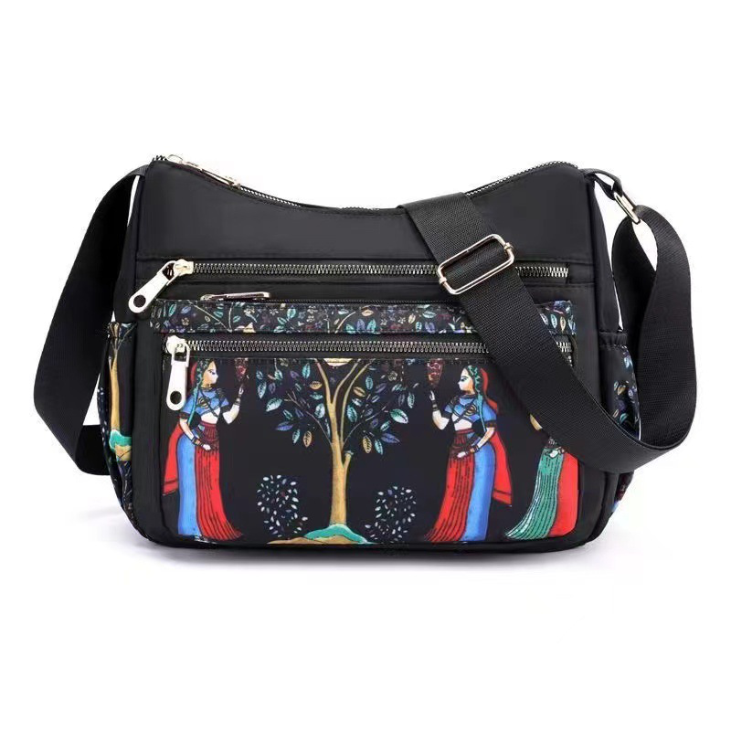 🎒✨ 50% RABATT! Modische, bedruckte Umhängetasche mit großem Fassungsvermögen – Vielseitig, praktisch & stylisch für Alltag & Reise ✨