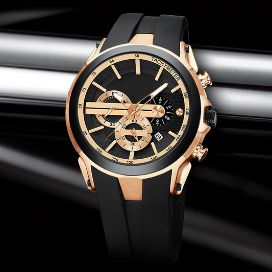 🏆✨Sportuhr im Stil mit Leuchtanzeige, Silikonarmband und wasserdichtem Design