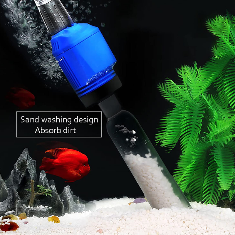 🐟🪸Elektrischer Saugnapf-Aquarium-Wasserwechsler-Filterreiniger