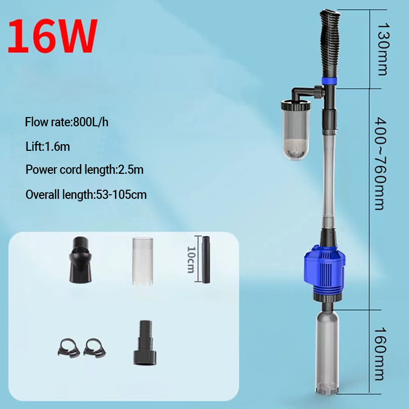 🐟🪸Elektrischer Saugnapf-Aquarium-Wasserwechsler-Filterreiniger