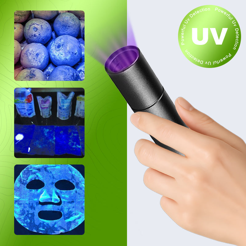 🌟 2 kaufen, 1 gratis dazu! 🔦🌿 UV-Schwarzlichtlampe zur Inspektion von Gemüse