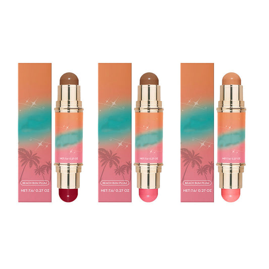 🔥Kaufen Sie 1 und erhalten Sie 1 gratis 🔥Tragbarer, leichter, matter Kontur- und Rougestift mit zwei Enden