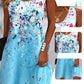 👗🌸 50% RABATT! Ärmelloses Blumenkleid für Frauen – Leicht, stylisch & perfekt für Sommer, Strand & Urlaub 💃✨