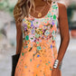 👗🌸 50% RABATT! Ärmelloses Blumenkleid für Frauen – Leicht, stylisch & perfekt für Sommer, Strand & Urlaub 💃✨