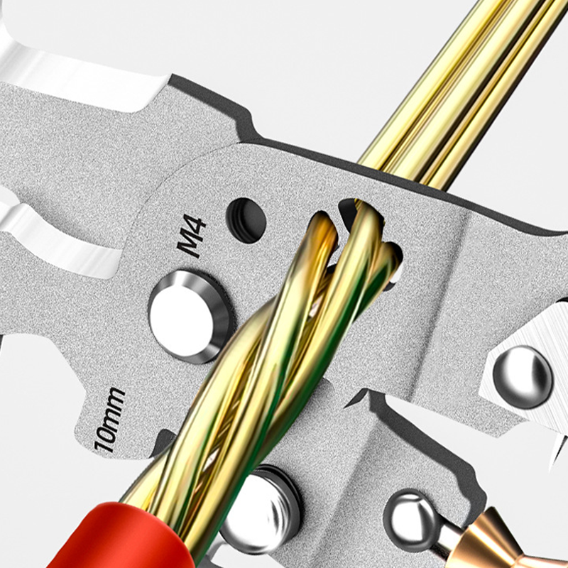 🎁 Kaufen 2, sparen 14,99 €! 💥✨ Multifunktionale klappbare Draht-Abisolierschere – Mit elektrischem Test 🛠️🌟