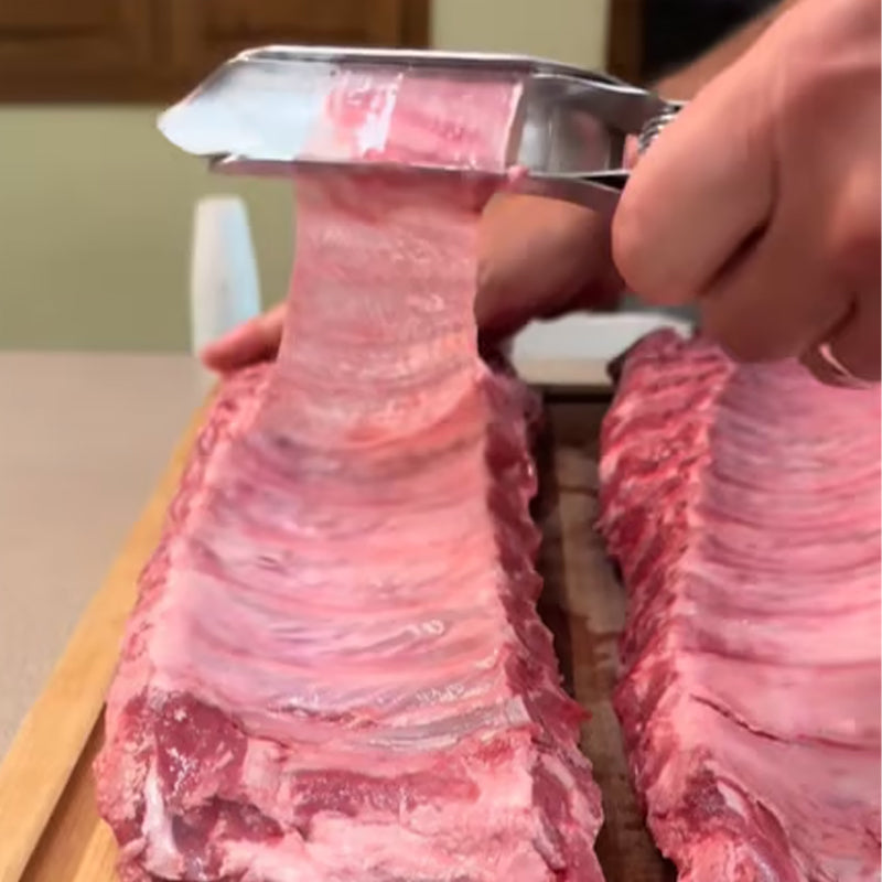 🏆Halbpreis mit begrenzter Zeit✨🥩 Grill Rib Skinner aus Edelstahl