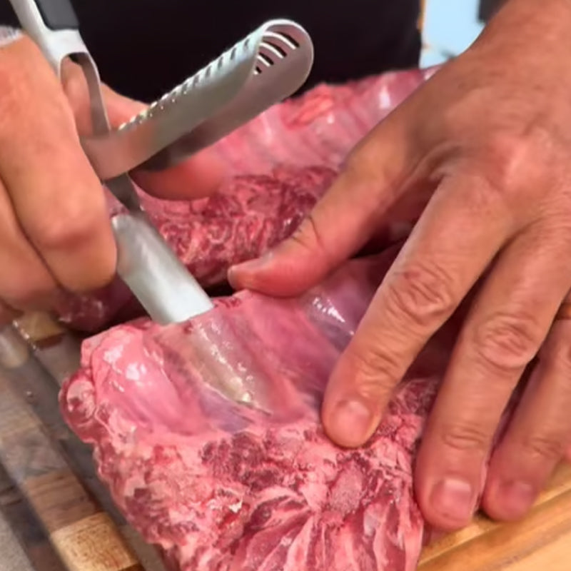 🏆Halbpreis mit begrenzter Zeit✨🥩 Grill Rib Skinner aus Edelstahl