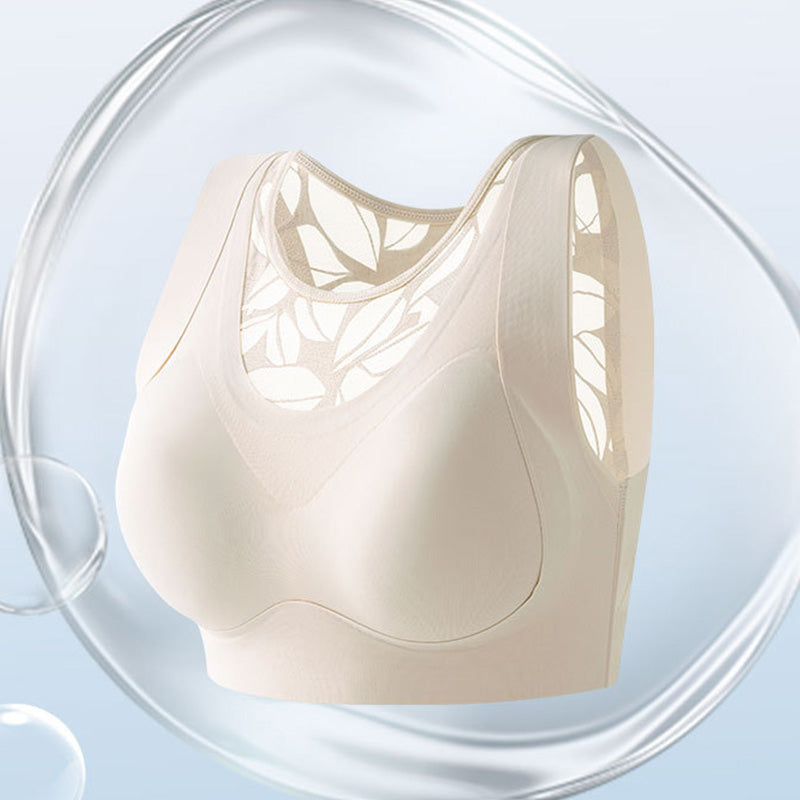 📢✨ Kaufen Sie eine erhalten Sie eine kostenlose 2pcs 🌸 Breiter Strap Drahtlose Spitze Unterstützung BH