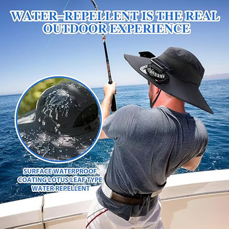 🧢☀️ 2026 NEUHEIT – 50% RABATT! Ultraleichter Solar-Ventilator-Sonnenhut (nur 300 g) – Leichterer als ein Baseball! UPF50+, 360° drehbar & USB-ladbar ✨