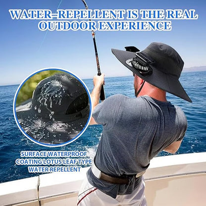 🧢☀️ 2026 NEUHEIT – 50% RABATT! Ultraleichter Solar-Ventilator-Sonnenhut (nur 300 g) – Leichterer als ein Baseball! UPF50+, 360° drehbar & USB-ladbar ✨
