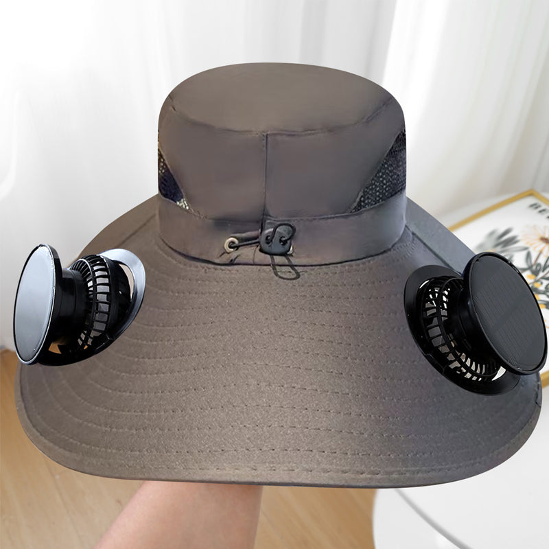 🧢☀️ 2026 NEUHEIT – 50% RABATT! Ultraleichter Solar-Ventilator-Sonnenhut (nur 300 g) – Leichterer als ein Baseball! UPF50+, 360° drehbar & USB-ladbar ✨